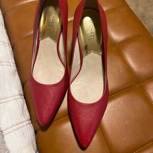 Michael Kors Red Pointed Heels